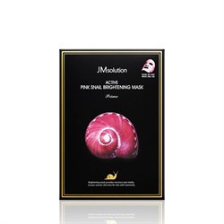 JMsolution Маска ультратонкая восстанавливающая с муцином улитки Active Pink Snail Brightening Mask Prime XHDUT2U-jNA39PKMtUxjV1 - фото 16013