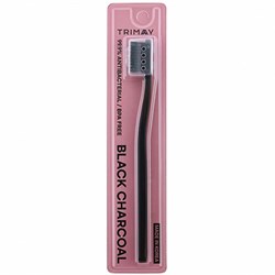 Trimay Антибактериальная зубная щётка с древесным напылением Trimay Black Charcoal Toothbrush M2BFHvQfj1DUJe9KAlv333 - фото 16177