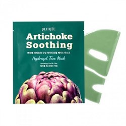 Petitfee Противоотёчная гидрогелевая маска с артишоком Artichoke Soothing Hydrogel Face Mask, 32г 8809508850566 - фото 16190
