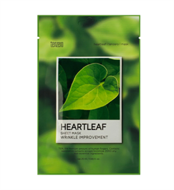 TENZERO Тканевая маска для лица с экстрактом хауттюйнии Heartleaf Sheet Mask 25мл MVZDVhMigedf-BlJCeFwT3