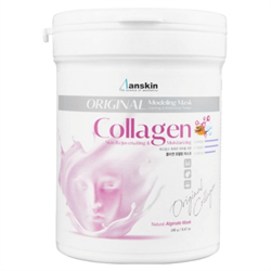 Anskin  Альгинатная маска c коллагеном Collagen  Modeling Mask,банка 240 г + банка tGLD2ZBBiidio7EtF1Hyd2 - фото 19822