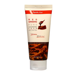 FarmStay Пенка для умывания с экстрактом корня женьшеня  RED GINSENG PURE CLEANSING FOAM 180мл kblU01peiKxVAgVMAupHA0 - фото 19831