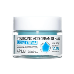 APLB Увлажняющий крем с гиалуроновой кислотой и церамидами Hyaluronic Acid HA B5 Facial Cream, 55мл 88olVV-tgbN3UebMG7onQ2 - фото 19845