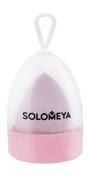 SOLOMEYA Косметический спонж для макияжа со срезом лиловый Flat End blending sponge lilac tlomijrdgPqeMvxtMEkk51 - фото 19884