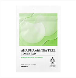 SKIN627 Пэды с кислотами и маслом чайного дерева AHA PHA With Tea Tree Toner Pad (22 мл/10 шт) Pfe7hJygiGBLCrHsKT4H12