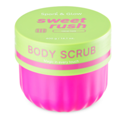 Spark&Glow Скраб для тела с ароматом экзотических фруктов Sweet Rush Velvet Haze Body Scrub, 400г UuT6pca6gs-8AwFUPpZxz3