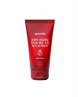 Ayoume Крем для рук с клубникой и ванилью Fruity refreshing light hand cream with strawberry and vanilla, 60мл FEqM3tFOgNT320MDejOVF3