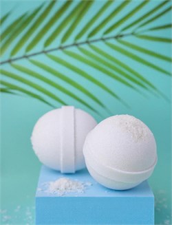 DUSHA Гейзер для ванны "Сумасшедший кокос", белый с кокосовой стружкой и блестками, 175г MYbPCz0ciS1GIMG1GA3071