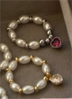 Кольцо с подвеской мини-сердцем с фианитами DyjoCSiEjzJTc30WBEwMZ0