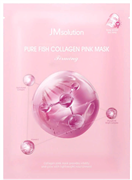 JMsolution Маска укрепляющая с коллагеном для сияния кожи Pure Fish Collagen Pink Mask yvqxeNlbhRoKLRNQH41VL1
