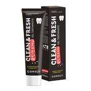 Consly Паста зубная гелевая с бамбуковым углем и перечной мятой  Clean&Fresh, 105г tY1fVDHgg6IPNU5BooLv72