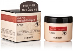 The Saem  Увлажняющий коллагеновый крем для лица с экстрактом баобаба Care Plus Baobab Collagen Cream. 100 мл 7kwhzXJIhj2IBMealHRRt1