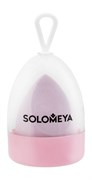 SOLOMEYA Косметический спонж для макияжа со срезом лиловый Flat End blending sponge lilac tlomijrdgPqeMvxtMEkk51