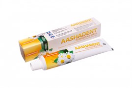 Aasha Herbals Зубная паста AASHADENT РОМАШКА И МЯТА укрепление и защита чувствительных дёсен,100 г. 6fCobPUzhCYGCgf5dWmW70
