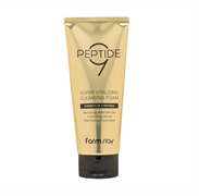 FarmStay Пенка для умывания антивозрастная PEPTIDE 9 SUPER VITALIZING CLEANSING FOAM 180 мл opft8kNrgRshF8rVjPvPU0