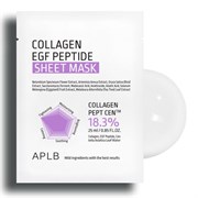 APLB Тканевая маска с коллагеном С и Е Collagen EGF Peptide Sheet Mask (25 мл) ajrx8SfzjjtFL1ryK6oiu1