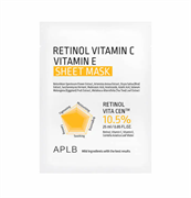 APLB Тканевая маска с ретинолом и витаминами С и Е Retinol Vitamin C Vitamin E Sheet Mask (25 мл) YQB0GwcQgfeZu-bKcIwVX3
