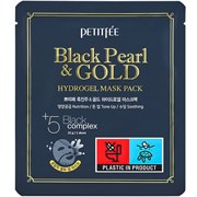 Petitfee Black Гидрогелевая маска для лица с черным жемчугом Black Pearl & Gold Hydrogel Mask Pack 1F7tgyg1gKx4fhLHTjhrF0