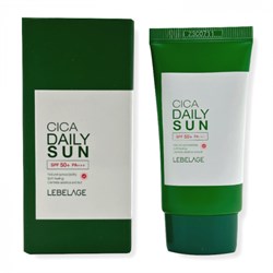 LEBELAGE Солнцезащитный крем с центеллой SPF50+/PA+++ CICA DAILY SUN, 30мл fiPH86Ihgakxfz7aEOwuV3