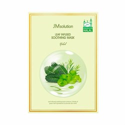 JMsolution Маска успокаивающая противовоспалительная на основе зеленых листьев Leaf Infused Soothing Mask Halal MPgQqY0Zia9RuUqRisSp60