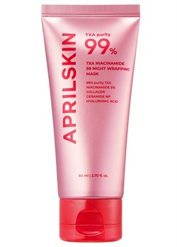 APRILSKIN Ночная маска-пленка с транексамовой кислотой и ниацинамидом для сияния TXA Niacinamide 99 Overnight Wrapping Mask, 80 мл bQA3Gwq9jhTdjVQVQtwkv3