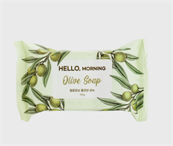 HELLO MORNING Мыло душистое туалетное "Олива" OLIVE SOAP  127гр N5qMkSM0i2Iu63Uv0ysTS3