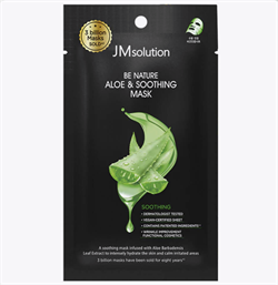 JMsolution Тканевая маска с экстрактом алоэ  Be Nature Aloe & Soothing Mask MVK4vHvEhgGYlrPSdsG783