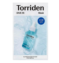 Torriden Тканевая маска для глубокого увлажнения  DIVE IN Low Molecular Hyaluronic Acid Mask E2eyJqTJgRI5J6Qxyc2An1