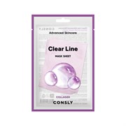 Consly Тканевая маска укрепляющая с коллагеном Clear Line Advanced Skincare Collagen Mask Sheet (25 мл) OqJ5ThnxiJgxljPHQbU5n0