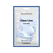 Consly Тканевая маска глубоко увлажняющая с гиалуроновой кислотой Clear Line Advanced Skincare Hyaluronic Acid Mask Sheet (25 мл) GvcqoGC6j-127NR5cVKpG2