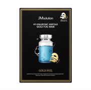 JMSolution Увлажняющая ампульная тканева маска с коллоидным золотом гиалуроновой кислотой H9 HYALURONIC AMPOULE GOLD FOIL MASK  35мл BQfflC0hgrqSG6neSqP3B0