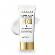 MEDIPEEL Солнцезащитный крем с пептидами и шёлком, Active silky sun cream SPF50+ PA+++ 5v-VzUFugHisLDKXMM99X3